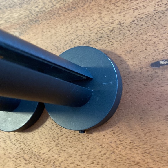 West Elm Modern Overhang Glass Bathroom Shelf in Dark Bronze - Picture 9 of 12